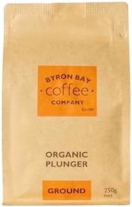 Byron Bay Coffee Company 250g Certified Organic Coffee, Plunger Ground
