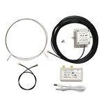 Upgrade Version Loop Antenna MLA-30+ Plus 0.5-30MHz Rainproof Ring Active Receive Antenna Low Noise Medium Short Wave (MLA-30+ Plus)