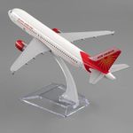 BONJOY Gifts- Air India Airline Model Aircraft, Aeroplane Diecast Collection Decor, Highly Detailed Airways, 16 cm