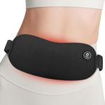 UNCN Portable Heating Pad, Cordless Period Heating Pad for Cramps Menstrual, Heat pad Electric Rechargeable Battery Included 5000mAh for Long Time Use