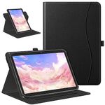 Fintie Universal Rotating Case for 9 10 10.1 inch Tablet - 360 Degree Rotating Smart Protective Stand Cover with Pocket Compatible with 9" - 10.5" Touchscreen Tablet (Black)