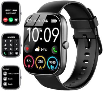 Smart Watch for Men Women (Answer/Make Call), 2024 HD 1.91"Smartwatch Fitness Activity Tracker, 110+ Sports IP68 Waterproof, Heart Rate/Sleep Monitor/Pedometer/Calories, Fitness Watch for Android iOS