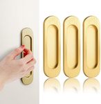 Self-Stick Oval Sliding Door Pulls,