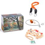 Tumbo Tugger Xtreme - Dog Tree Hanging Bungee Tug Toy for Exercise - Outdoor Play Cord & Tether Tug - Tree Tugger Spring Pole Rope Dog Toy - Dog Playground for Backyard - Tugger Chew Rope Toy