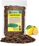 Gardenera's Premium Lemon Tree Soil Mix - Perfect Drainage and Nutrient Retention for Citrus Limon Trees - 5 Quart