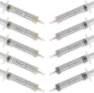 Angerstone Extra-Large 100g Diamond Polishing Compound Kit, 40% Concentration Lapping Compound 80,000 to 450 Grit, Diamond Stropping Compound for Metal, Glass Watch Jewelry Resin Marble Diamond Paste