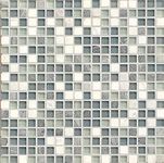 Bedrosians Eclipse 5/8" Squares Wall Glass Mosaic, 12" x 12", Marina (10-Pack, 10 SF)