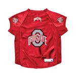 Littlearth NCAA Ohio State Buckeyes Pet JerseyJersey Stretch, Team Color, Big Dog (120156-OHSU-BIG)