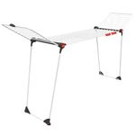 Vileda Infinity Flex Plus Extendable Clothes Airer, Indoor Clothes Drying Rack with upto 30m Drying Space, With Two Additional Sock Hangers, Holds upto 3 Loads of Washing