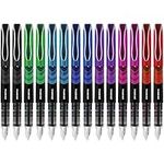 Zebra Fuente - Disposable Fountain Pen - Black, Green, Light Blue, Blue, Violet, Pink & Red Ink - 2 of Each - Pack of 14