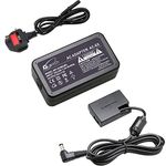 Glorich ACK-E18 AC Power Adapter DR-E18 DC Coupler Dummy Battery Power Supply Kit for Canon EOS Rebel SL2 SL3 T6i T6s T7i T8i 77D RP 200D 750D 760D 800D 850D DSLR Cameras with Fully-decoded Smart Chip