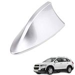 Autokaar Shark Fin Roof Antenna FM/AM Signal Receiver Car Antenna Silver for Chevrolet Captiva