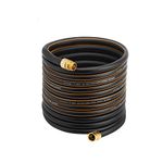 Giraffe Hybrid Garden Hose 75ft x 5/8", Custom Length, NO Kink, Flexible, Leakproof Hose with Male to Female Fittings, 600 Burst PSI