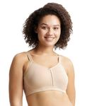 Jockey ES27 Women's Wirefree Non Padded Super Combed Cotton Elastane Stretch Full Coverage Minimizer Bra with Broad Wings_Light Skin_36DD