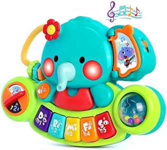 Baby Piano Toy 6 to 12 Months Light Up Music Baby Toys for 0 6 9 12 18 Months Early Learning Educational Piano Keyboard Infant Toys Baby Girl Piano Toy 1 Year Old Boy Girl Gifts