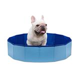 Portable Pet Dog Pool, Collapsible Bathing Tub, Indoor & Outdoor Foldable Leakproof Cat Dog Pet SPA, Medium & Small Sized Dog