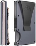 Mountain Voyage Minimalist Wallet for Men - Gunmetal Titanium