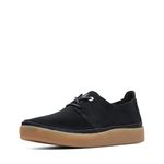 Clarks Collection Men's Oakpark Lace Oxford, Black Suede, 9.5 Medium US