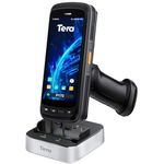 Tera Pro Android 11 Barcode Scanner with Charging Cradle Pistol Grip, Zebra SE4750 Scan-Range 13 FT, 8000mAh 4G BT 5.0 Wi-Fi GPS Handheld PDA 1D 2D QR Mobile Computer for Warehouse P172