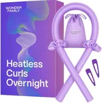 Heatless Curls Overnight Blowout Rods - No Heat Curls Overnight - Heatless Blowout Rods - Satin Heatless Curling Set - Overnight Heatless Curls - Soft Curlers To Sleep In - Heatless Curl