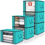 Fab totes 6 Pack Clothes Storage, F