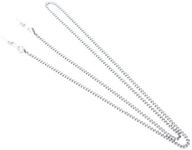 Stainless Steel Eyeglass Holder Chain,Reading Glasses Chain,Eyeglass Necklace Chain,Silver