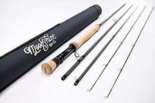 Moonshine Rod Co. The Vesper Series Fly Fishing Rod with Carrying Case and Extra Rod Tip Section -9wt 9'