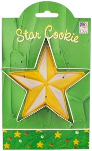 Ann Clark Cookie Cutters Star Cookie Cutter 4.25" with Recipe Card, Made in USA