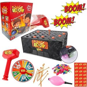 Geojec Whack a Balloon Game 2025 New Explosion Balloon Popping Game Whack a Balloon pop Game Wack a Balloon Game for Adults Kids Games A Fun Parent-Child Interactive Family Gathering Game