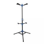 GALUX, ( GS-212 Auto Lock Folding Guitar Stand (2 in 1 ). Blue