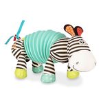 B. toys – B. Snugglies Squeezy Zeeby – Musical Accordion Zebra Plush – Sensory Toys – 100% Non-Toxic and BPA-Free