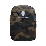 Alienoid Waterproof Rain Bag Cover: Protect Your Belongings from Rain, Dust, and Scratches.Comes with Elastic Adjust - Ideal for School, College, Office, Trekking Backpacks (20-30 L) (Military Green)