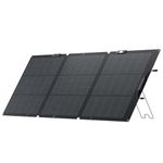 EF ECOFLOW 160 Watt Foldable Portable Solar Panel, Up to 25% Energy Conversion Efficiency, Adjustable Kickstand, Waterproof IP68 & Durable for Outdoors Camping RV Off-Grid Systems