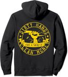 AspeAr My Hands May Be Dirty But My Money Is Clean Electrician Pullover Hoodie (Black,L)