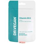 DR.VEGAN Daily Vitamin B12, 2000ug | 30 Vegan Capsules | One-A-Day