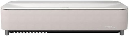 Epson Lifestudio Grand Plus Ultra Short Throw Laser Projector, 4,000 Lumens of Color and White Brightness, 4K Display Technology, Sound by Bose and Built-In Google TV, 3-Chip 3LCD Technology — White