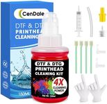 CenDale Upgraded DTF Printer Head Cleaning Kit, Print Head Cleaning Kit for Epson ET8550 L1800 XP15000 R1390 XP600 Ink Printer (100ML)