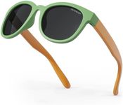 DEAFRAIN Boys Sunglasses for Kids Polarized Girls Child Youth Teen Junior Glasses For Baseball Cycling Running