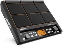 LEKATO Percussion Sample Pad, Electric Drum Pad with 9 Velocity-Sensitive Drum Pad, 600+ Sounds, Electronic Drum Set Pad Multipad with MIDI out, USB MIDI, AUX, Looper, Metronome, Trigger inputs