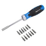 AmazonBasics DS-CJAMZ2010 12-in-1 Magnetic Ratchet Screwdriver