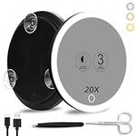 20x Magnifying Mirror with Light, 3