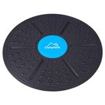 CampTeck U7258 Wobble Board, Core Balance Board, Strength Balance Trainer Disc - Black