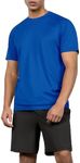 ODODOS Men's Quick Dry Short Sleeve Shirts UPF 50+ Sun Protection SPF Athletic Tops Workout T-Shirts, Royal, XX-Large