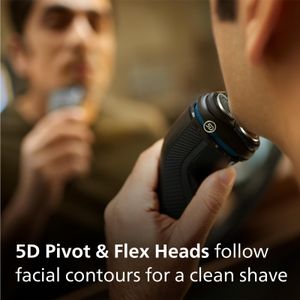 Philips 3000 Series Electric Shaver – Cordless Wet & Dry Shaving