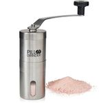 B&C Home Goods Pill Crusher - Stainless Steel Vitamin Cutter - Large Capacity Tablet Grinder - Cuts Pills into Fine Powder - Use for Feeding Tube, Pets & Kids