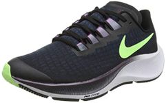 Nike Boys AIR Zoom Pegasus 37 (GS) Black/Lime Blast Running Shoe - 4.5 UK (CJ2099-001-5Y)