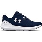 UNDER ARMOUR Men's Surge 3 Running Shoe, Academy Blue (400)/White, 9