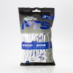 Pride Professional Tee System, 3-1/4 inch ProLength Plus Tee, 75 count, White