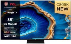 TCL 85C805K 85-inch QLED Mini LED, 