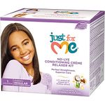 Just For Me No-Lye Conditioning Creme Relaxer Kit, Regular